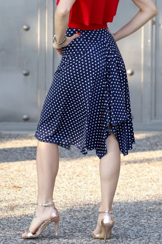 Dark Blue Polka Dot