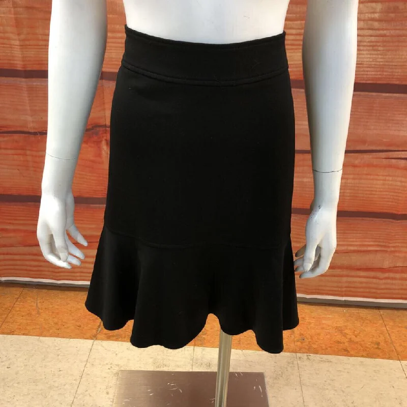 KANE KANE BLACK SIDE ZIP SKIRT SIZE 14 NWT midi skirt versatile