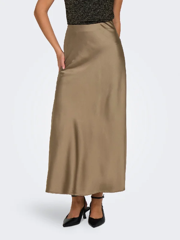 Γυναικεία φούστα σατέν ONLELMA MIDI SKIRT PTM 15332160 | 15332160 cashmere skirt fine Γυναικεία φούστα σατέν ONLELMA MIDI SKIRT PTM 15332160 | 15332160 cashmere skirt fine