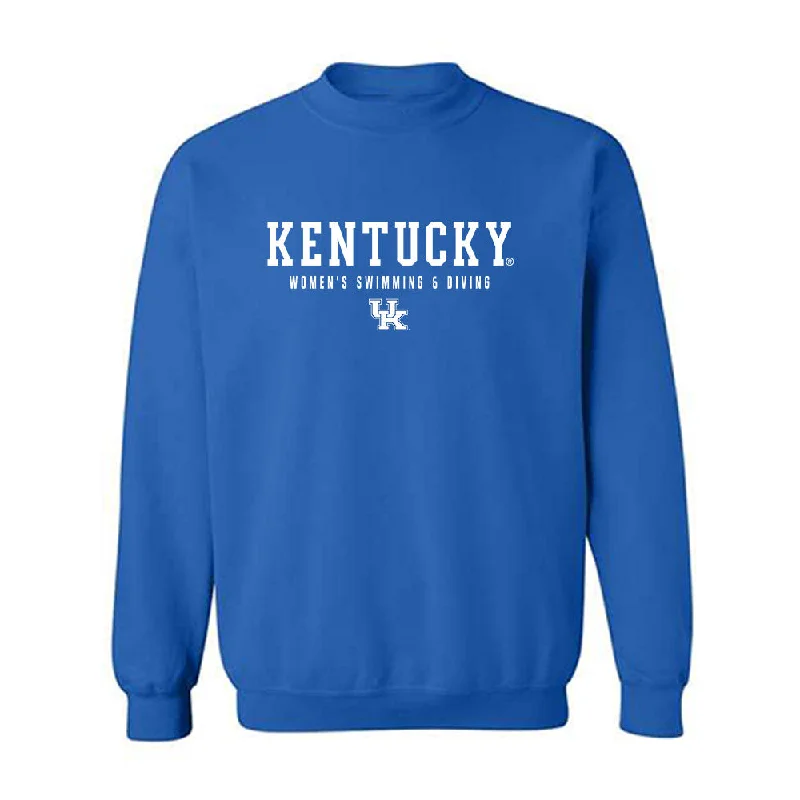 Kentucky - NCAA Women's Swimming & Diving : Torie Buerger - Generic Shersey Crewneck Sweatshirt Hoodie with Sequins Glamorous Eye-catching