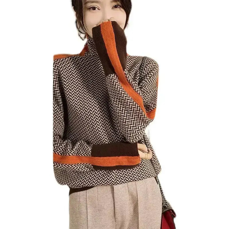 Women sweater knitted turtleneck new warm stylish sweaters ladies girl Mesh Blend Leather Blend Suede Blend Women sweater knitted turtleneck new warm stylish sweaters ladies girl Mesh Blend Leather Blend Suede Blend