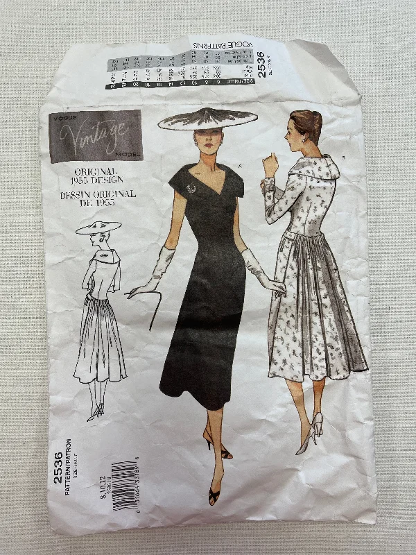 SALE 1955 Reproduction Vogue 2536 Pattern - Dress