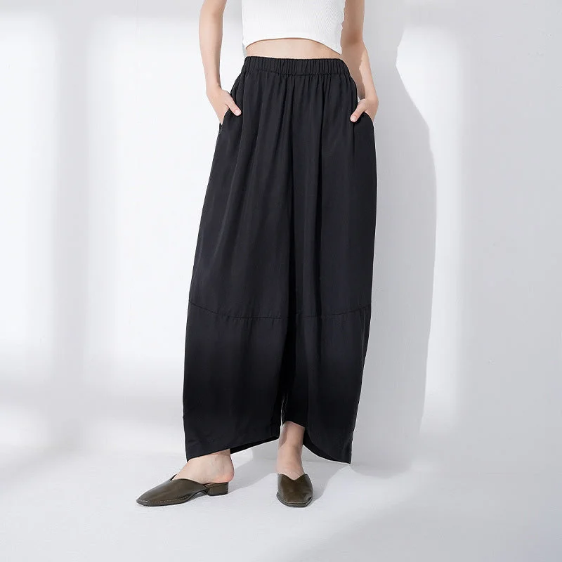 Curved Wide-leg Relaxed Trousers Trousers Leisure Comfortable