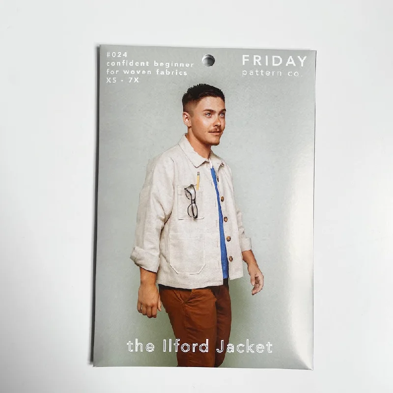 Friday Pattern Company : The Ilford Jacket Print Jacket Jacquard Jacket Embroidered Jacket