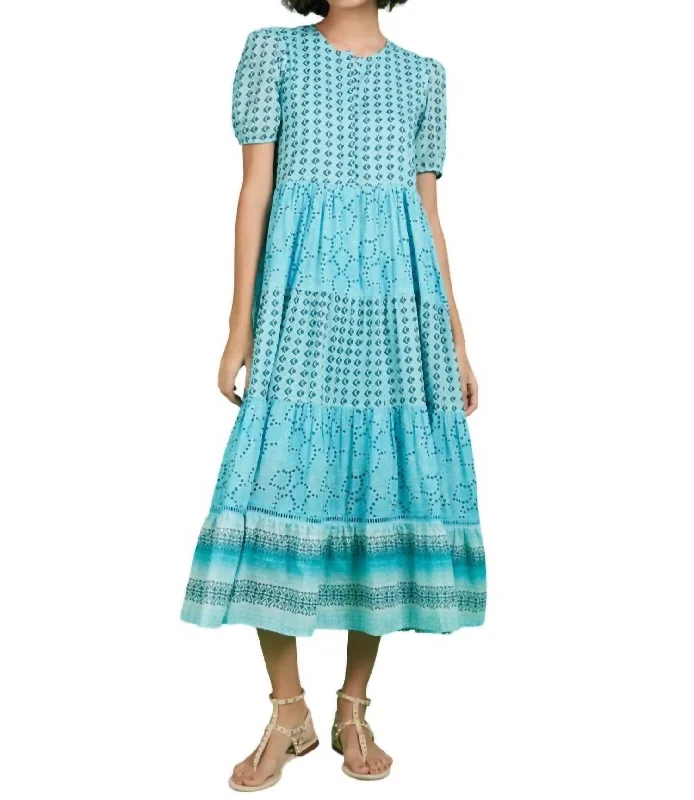 Daphne Dress In Light Blue Kokoro