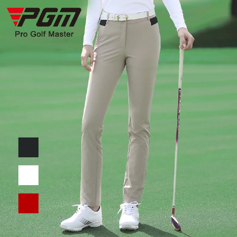 PGM KUZ093 ladies golf training trousers black cotton women golf pants Trousers Sale Discount