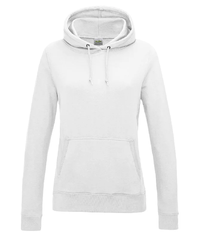 Arctic White - Women's College Hoodie Hoodie Dress Longline Feminine