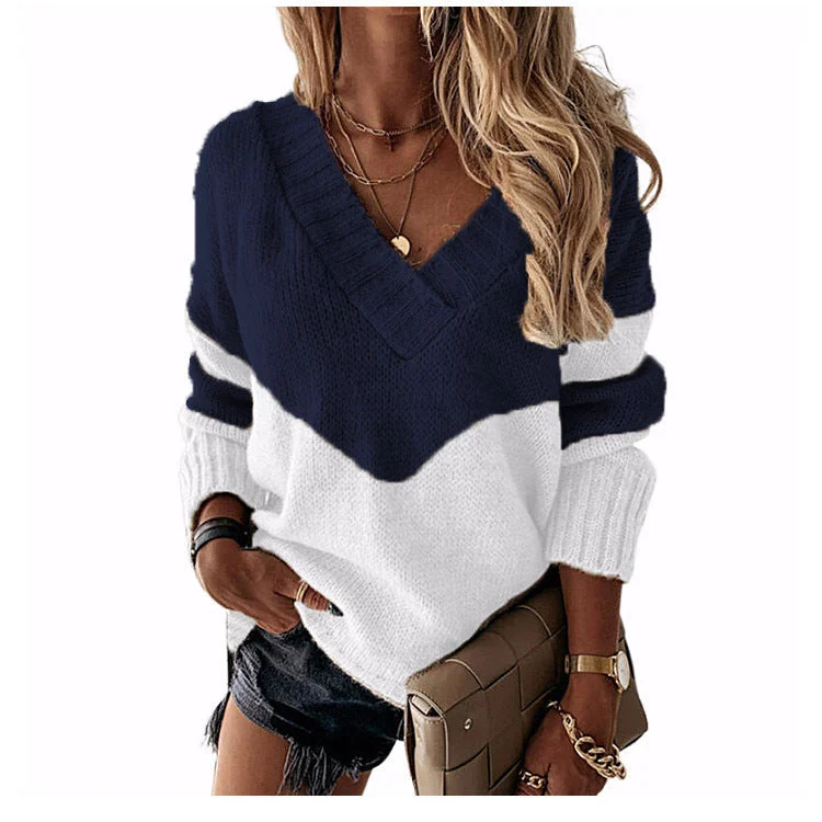 Striped Navy Blue