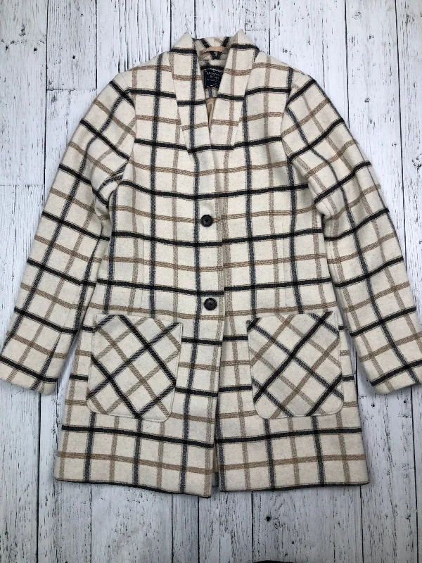 Abercrombie&Fitch beige plaid jacket - Hers M Wool Jacket Cashmere Jacket Tweed Jacket