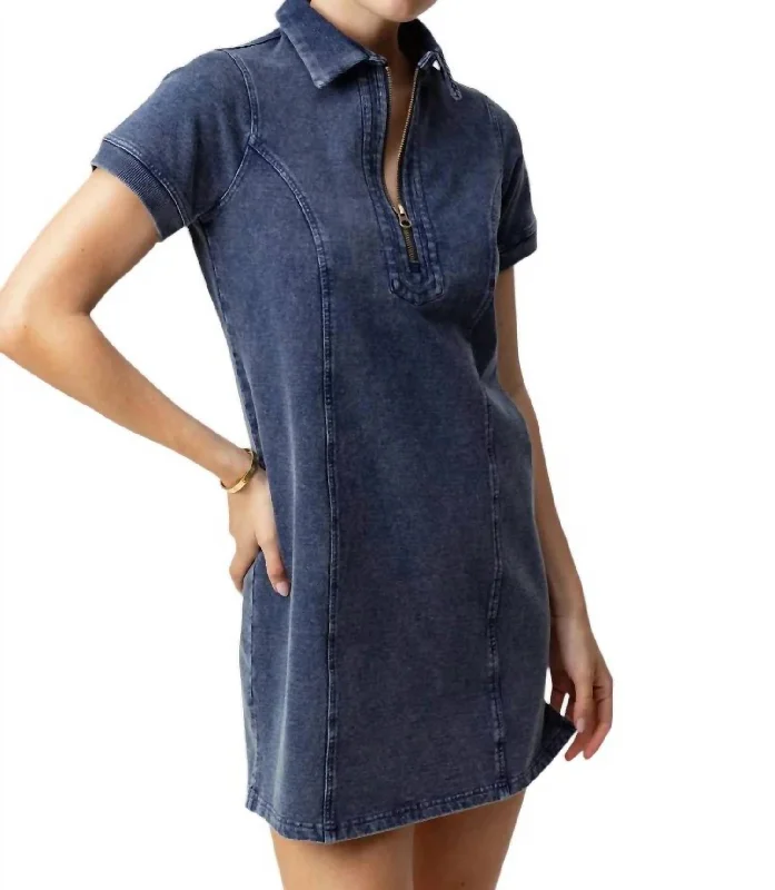 Thora Dress In Blue Denim