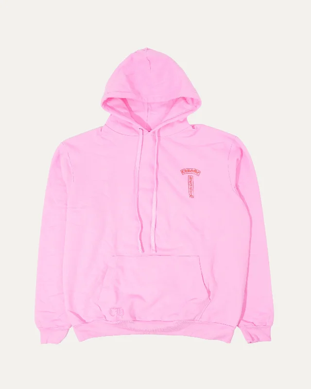 T Bar Logo Hoodie Hoodie with Embroidery Detailed Premium
