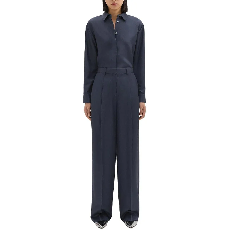 Theory Womens Trouser Wide Leg Trouser Pants Trousers practical easy-care