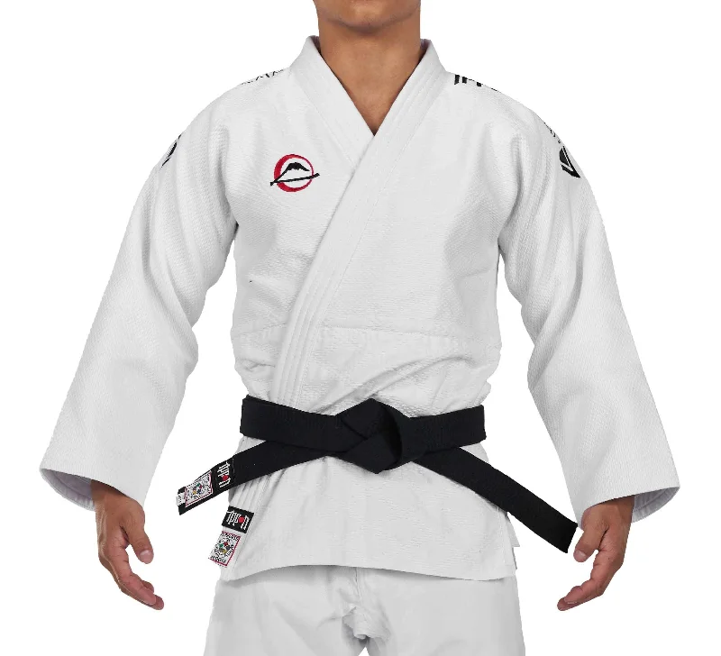 Regular Fit Ippon Gear Judo Gi (Jacket Only) White Anorak Shell Jacket Lightweight Jacket