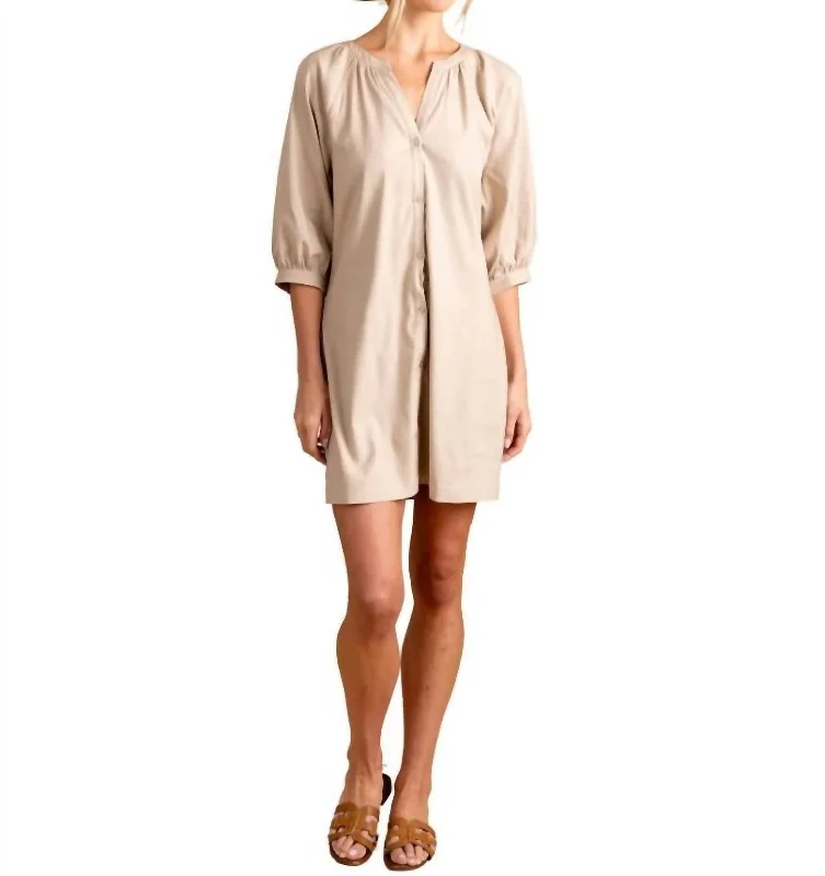 Amanda Dress In Pebble