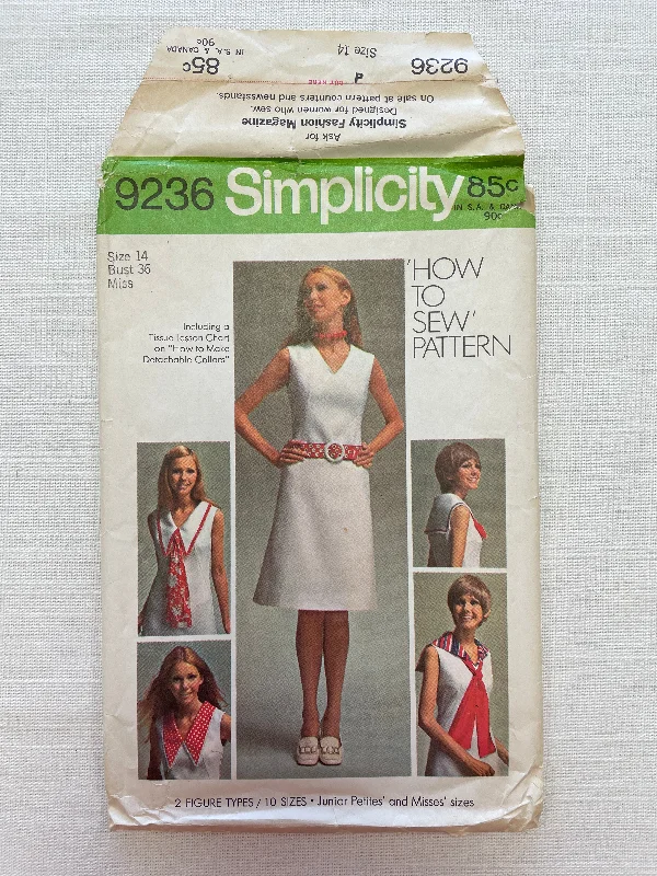 SALE 1970 Simplicity 9236 Pattern - Dress