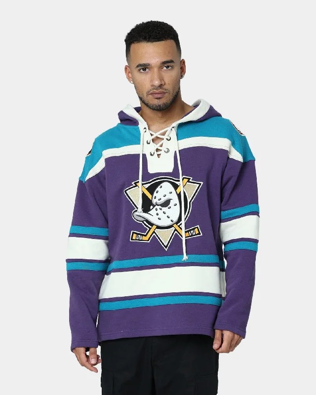 47 Brand Anaheim Ducks Lacer Hoodie Purple/Sharks Teal Hoodie with Gradient Ombre Colorful 47 Brand Anaheim Ducks Lacer Hoodie Purple/Sharks Teal Hoodie with Gradient Ombre Colorful