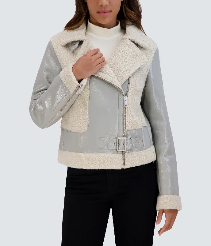 Udall Faux Shearling Jacket Jersey Jacket Tulle Jacket Batik Jacket