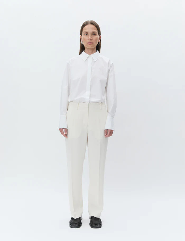 Classic Lady Trouser | Ivory Shade Trousers Corduroy Warm