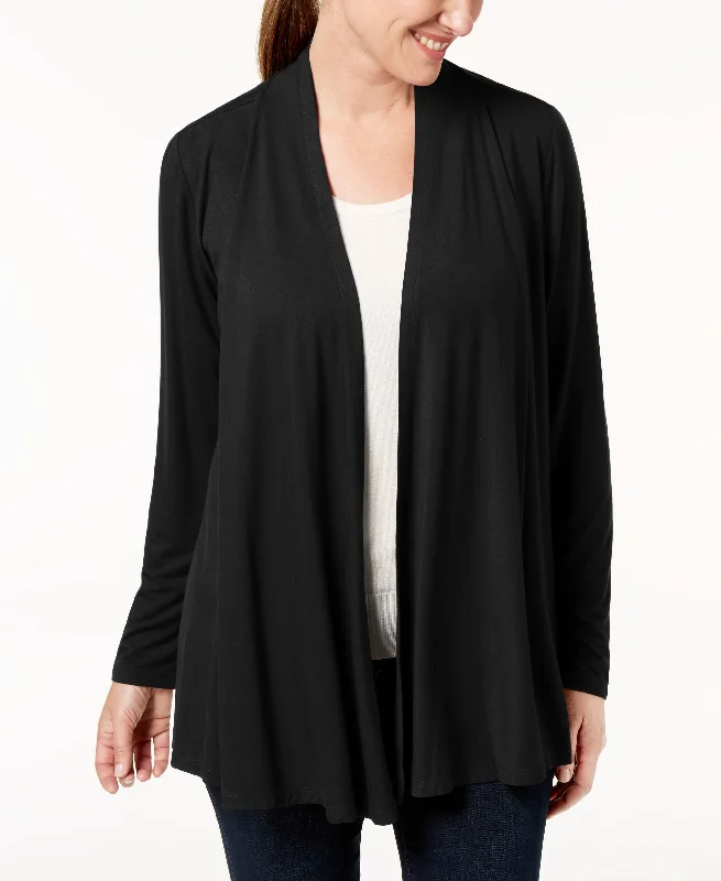 Karen Scott Petite Open Front Knit Cardigan Long Cardigan Short Cardigan Medium Cardigan Karen Scott Petite Open Front Knit Cardigan Long Cardigan Short Cardigan Medium Cardigan