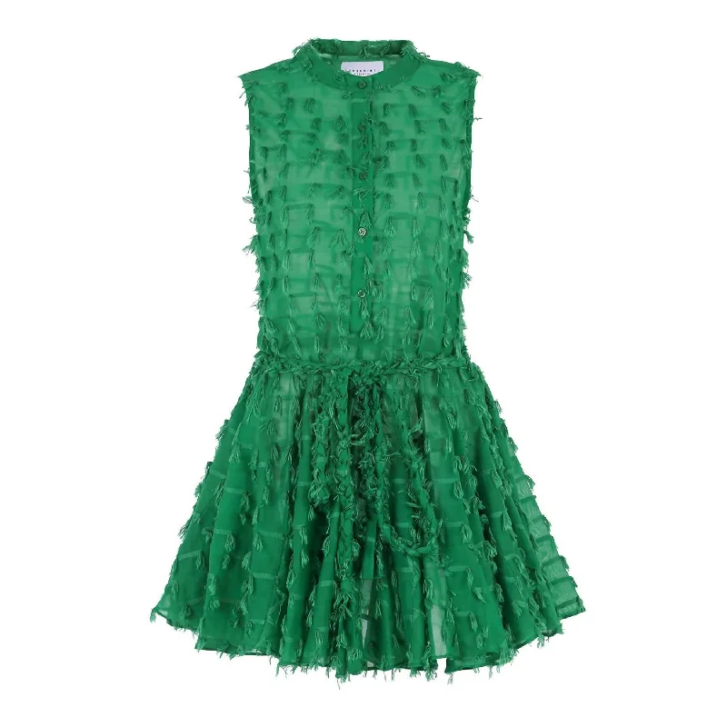 Women's Sleeveless Jenica Dress In Kelly Green
