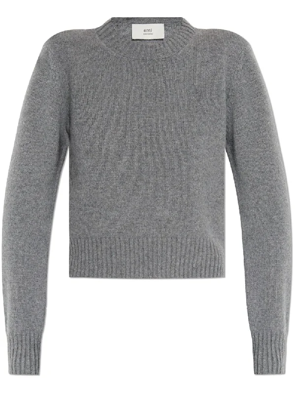 cashmere-wool jumper Zippered Front Buttoned Front Snap Front