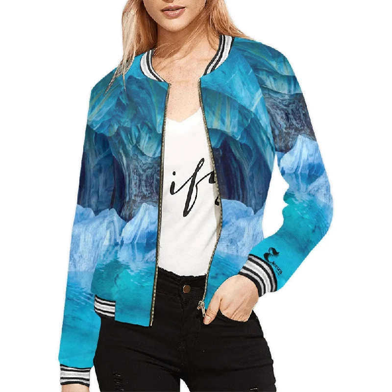 Cuevas de Marmol Striped Track Jacket Oversized Jacket Tailored Jacket Straight Jacket