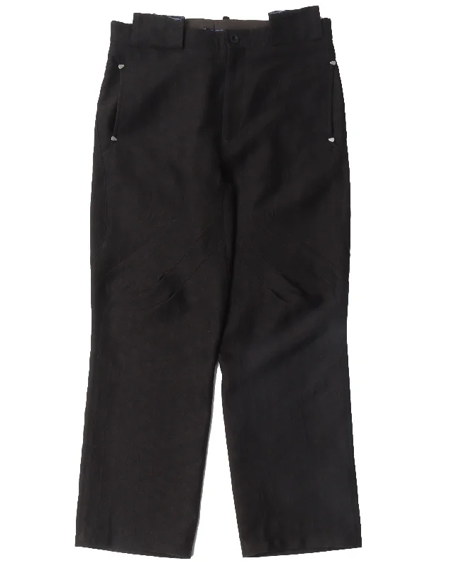 Cotton Trouser Trousers Harem Relaxed Fit