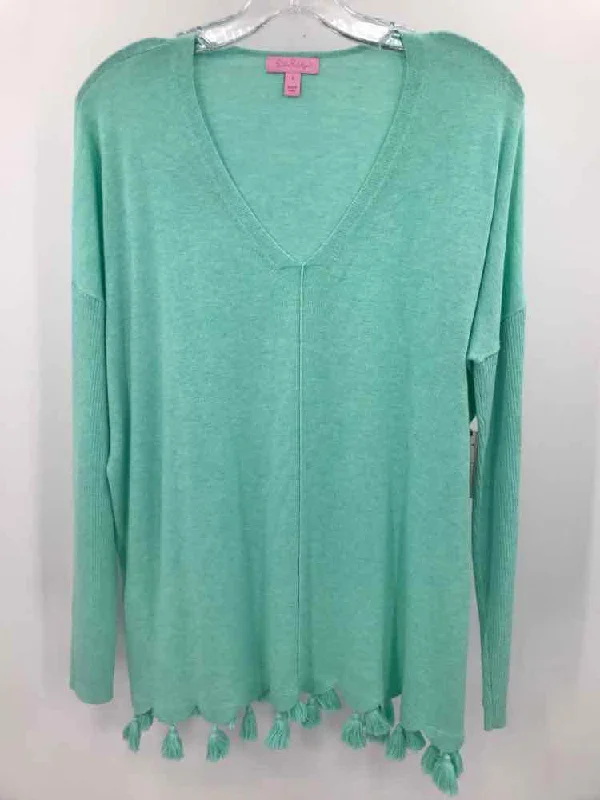 Pre-Owned Lilly Pulitzer Green Size Small Cardigan Sweater Front Pockets Side Pockets Patch Pockets Pre-Owned Lilly Pulitzer Green Size Small Cardigan Sweater Front Pockets Side Pockets Patch Pockets