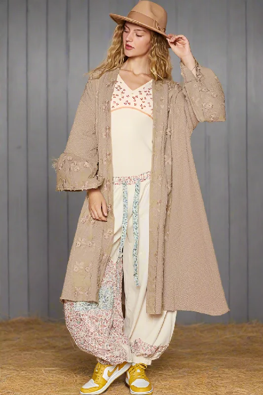 POL Lace Patchwork Oversized Granny Retro Floral Boho Ribbed Longline Cardigan Slim Fit Regular Fit Oversized POL Lace Patchwork Oversized Granny Retro Floral Boho Ribbed Longline Cardigan Slim Fit Regular Fit Oversized