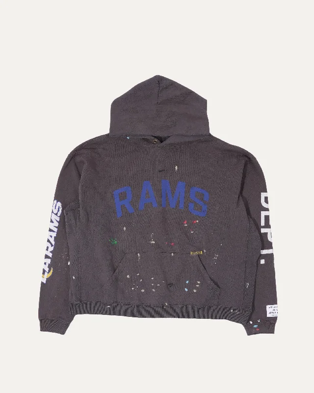 LA Rams Painter's Hoodie Hoodie with Drawcord Adjustable Secure