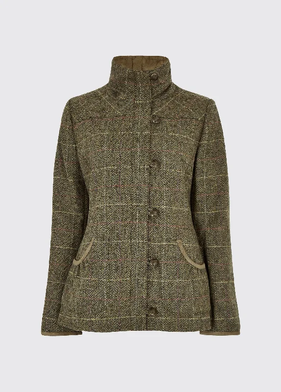 Bracken Tweed Jacket - Thistle V-Neck Jacket Boat Neck Jacket Square Neck Jacket