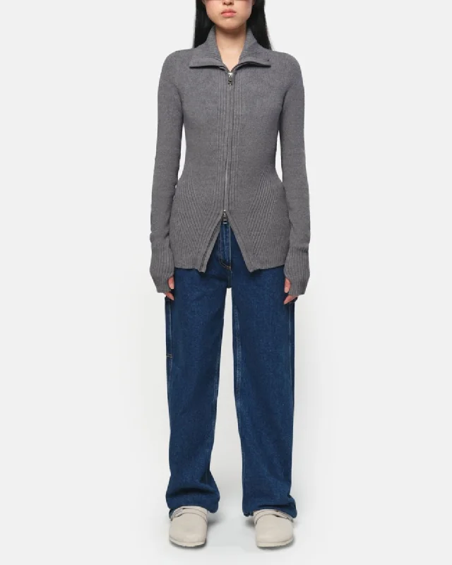 Apparis Nova Zip-Up Cardigan Cashmere Blend Cotton Blend Poly Blend
