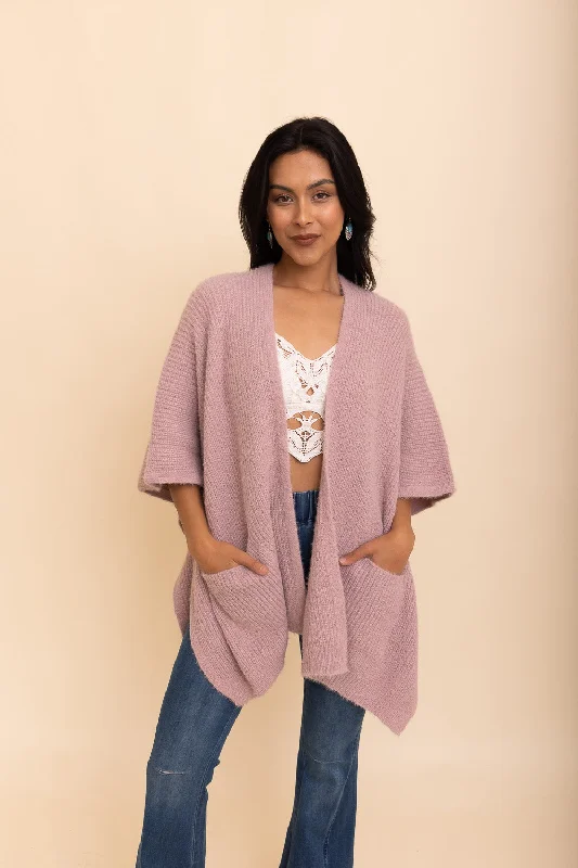 Relax & Chill Autumn Nights Boucle Cardigan Mesh Fabric Canvas Fabric Denim Fabric