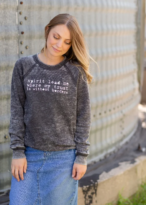 Spirit Lead Me Crewneck Sweatshirt - FINAL SALE Zip Hoodie Drawstring Kangaroo Pocket Spirit Lead Me Crewneck Sweatshirt - FINAL SALE Zip Hoodie Drawstring Kangaroo Pocket