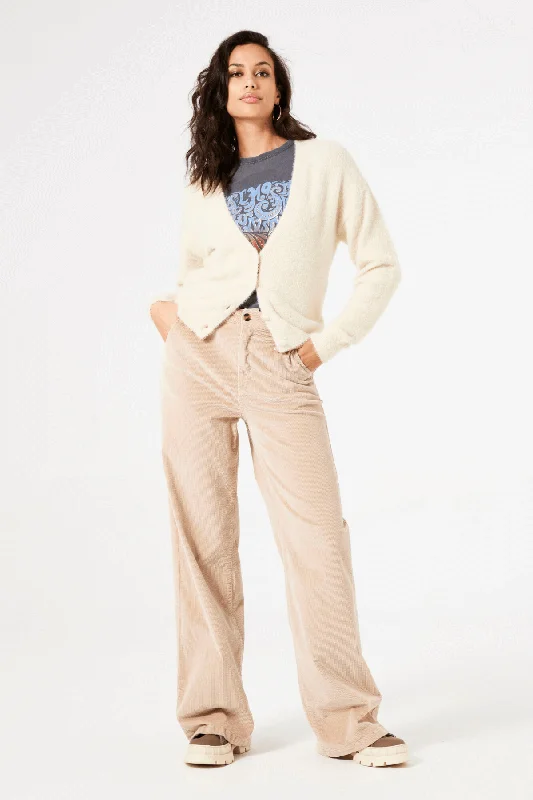 CARDIGAN WHITECAP Front Pockets Side Pockets Patch Pockets