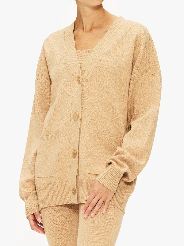 Lune Olly Button Down Cardigan Bright Pastel Dark