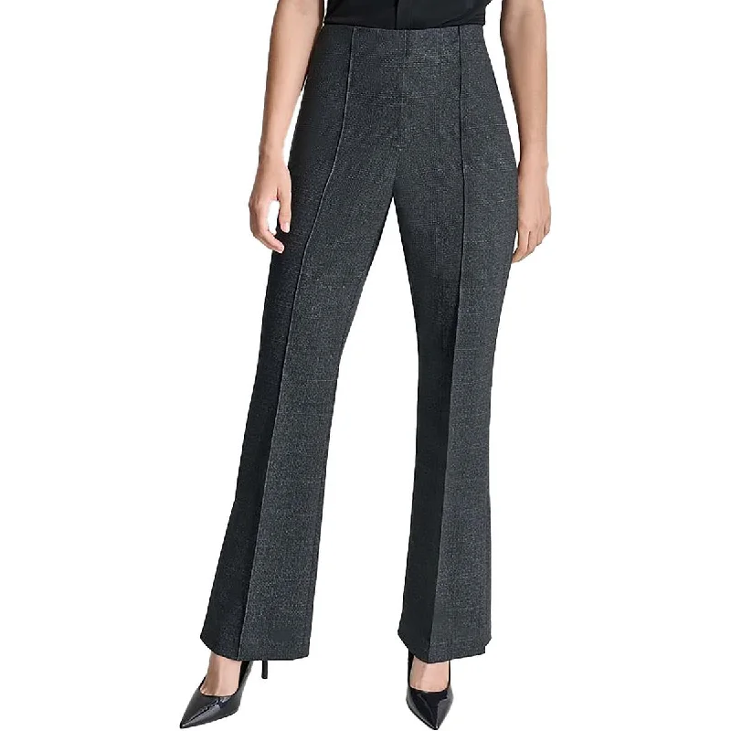 DKNY Womens Wide-Leg High Rise Trouser Pants Trousers chic elegant