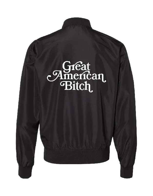 Great American Bitch Jacket Embroidered Jacket Appliqued Jacket Beaded Jacket