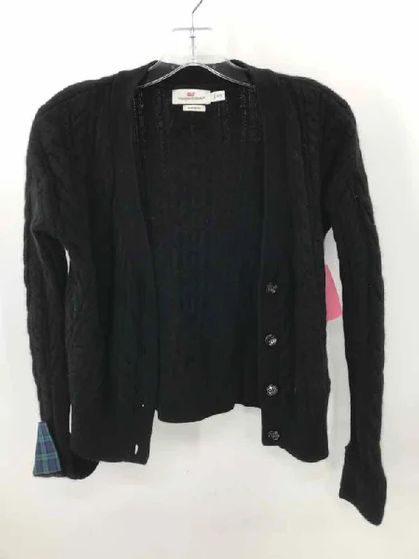 Pre-Owned Vineyard Vines Black Size XXS Sweater Mesh Blend Leather Blend Suede Blend Pre-Owned Vineyard Vines Black Size XXS Sweater Mesh Blend Leather Blend Suede Blend