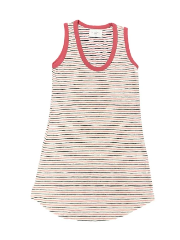 Monterey Stripe Dress In Natural
