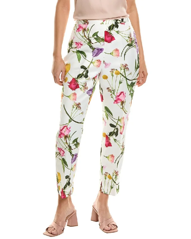 Ted Baker Printed Narrow Leg Trouser Trousers Mesh Breathable