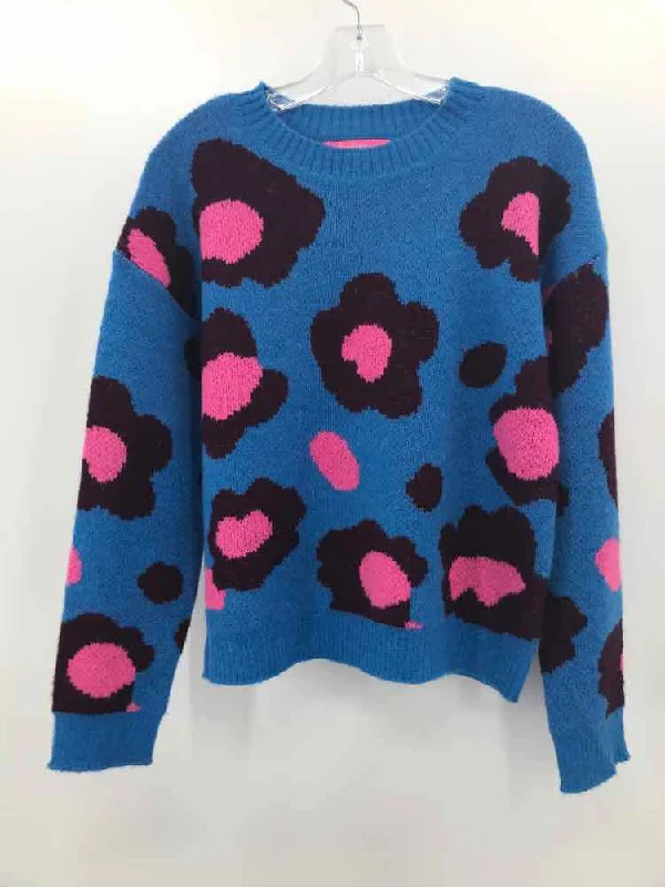 Pre-Owned Lilly Pulitzer Blue Size Small Sweater Anti-Pilling Anti-Shrink Durable