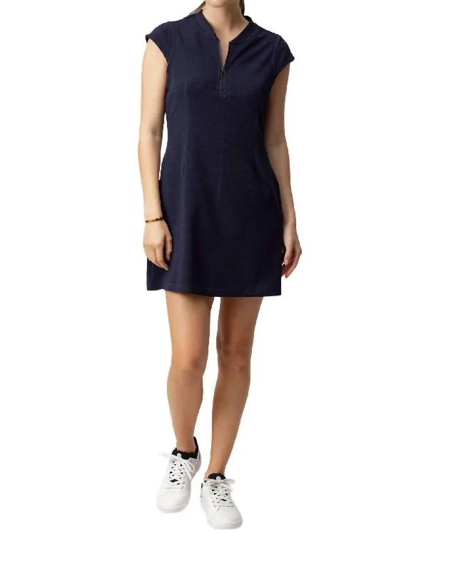 Kiana Dress In Navy