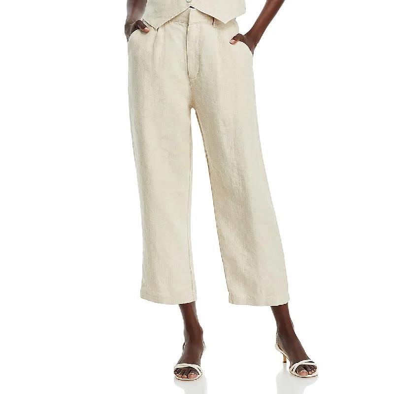 Bella Dahl Womens Relaxed Pleated Trouser Pants Trousers Office Stylish