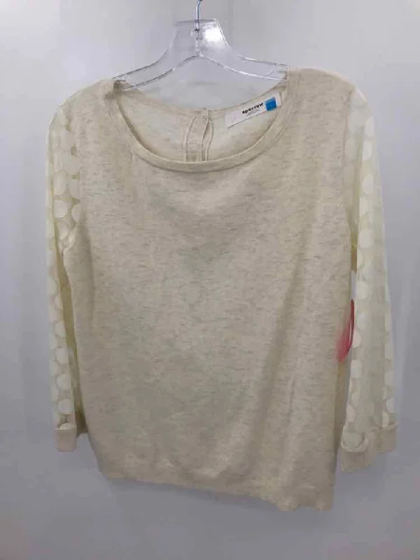 Pre-Owned Sparrow Ivory Size Large Printed Sweater Knit Fabric Woven Fabric Fleece Fabric Pre-Owned Sparrow Ivory Size Large Printed Sweater Knit Fabric Woven Fabric Fleece Fabric