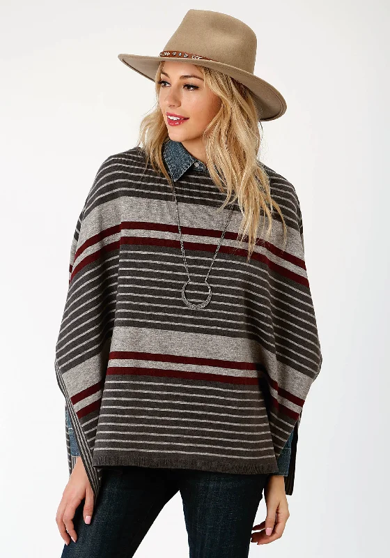 Women's Stetson Ombre Stripe Western Sweater Tailored Straight A-Line