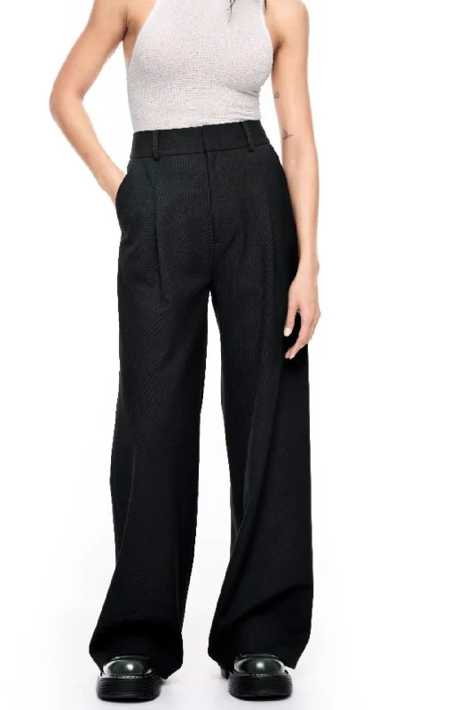 Smythe - Pleated Trouser - PF24037 Trousers Bootcut Casual