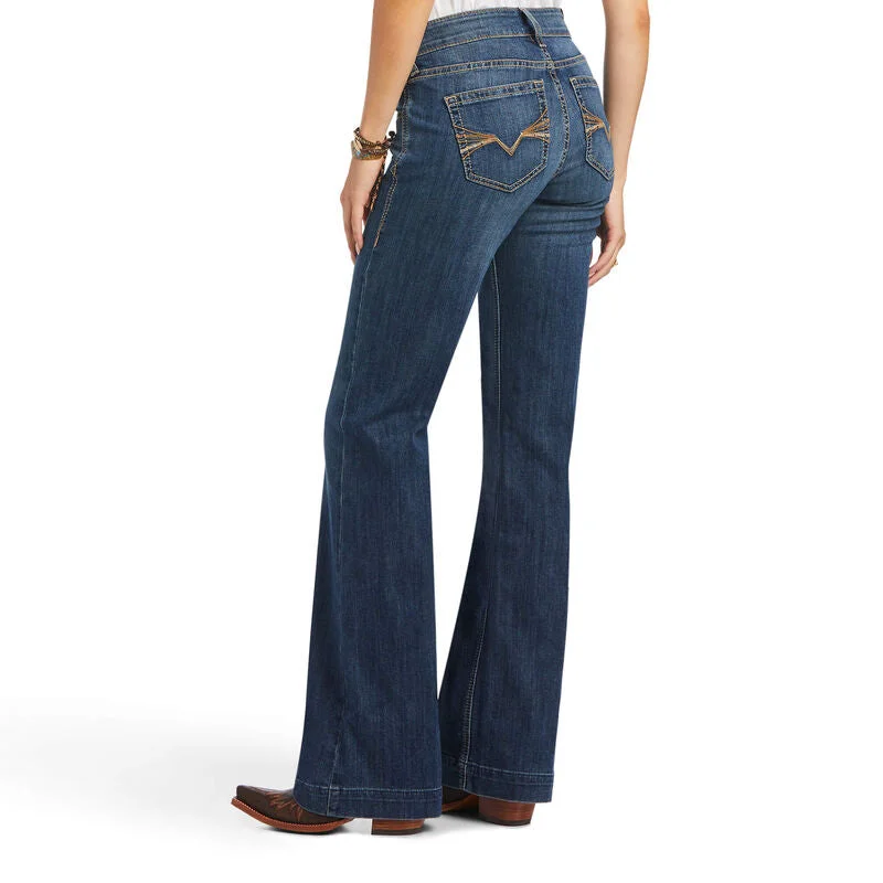 Ariat Ladies Alana Perfect Rise Denim Trouser Jeans 10040805 Trousers stylish elegant