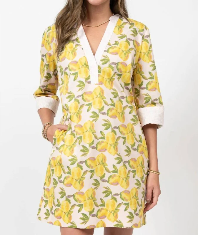 Lemonade Dress In Yellow