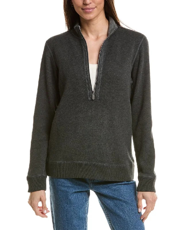 Tommy Bahama Flipside 1/2-Zip Pullover Cap Sleeve Casual